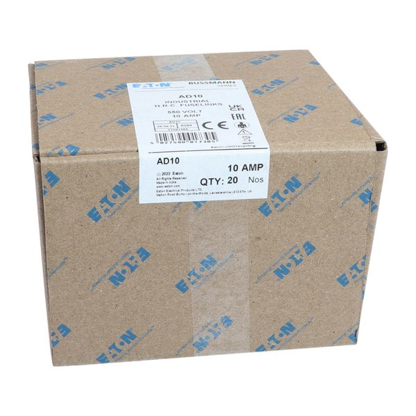 Fuse-link, low voltage, 10 A, AC 550 V, BS88, 21 x 129  mm, gL/gG, BS image 14