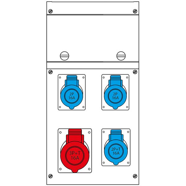 SURF.MOUNT.DISTRIBUTION ASSEMBLY BLOCK4 image 1