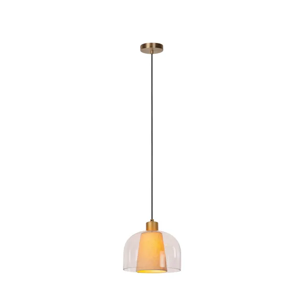 GUNHILD Pendant light-Transp.-Ø24-1xE27-60W-Glass image 1