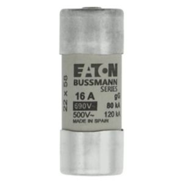 Fuse-link, LV, 16 A, AC 690 V, 22 x 58 mm, gL/gG, IEC, with striker image 5