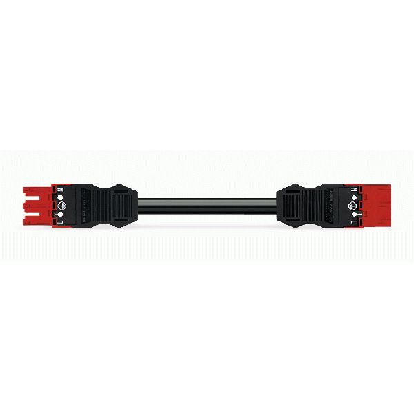 pre-assembled interconnecting cable Cca Socket/plug black image 3