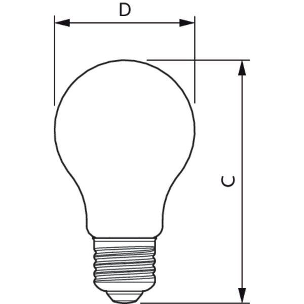 MAS VLE LEDBulbD3.4-40W E27 940 A60CL G image 2