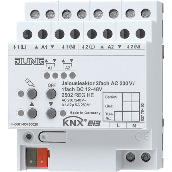 Output module KNX Blinds actuator image 1