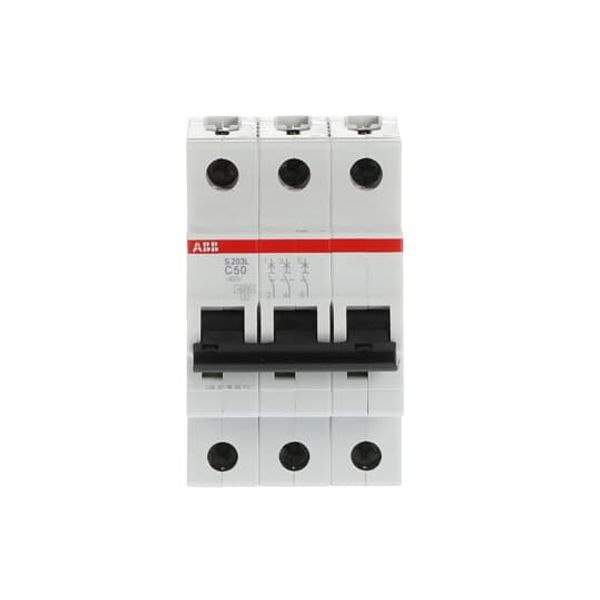 S203L-C50 Miniature Circuit Breaker - 3P - C - 50 A image 1
