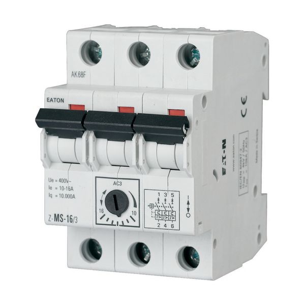 Motor-Protective Circuit-Breakers, 10-16A, 3p image 3