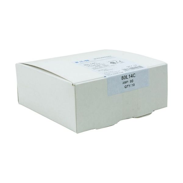 Fuse-link, low voltage, 80 A, AC 600 V, DC 250 V, HRCII-C, 21 x 112 mm, CSA image 10