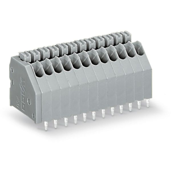 PCB terminal block push-button 0.5 mm² gray image 2