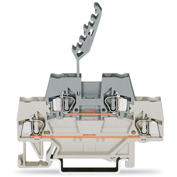 Double-deck terminal block Through/through terminal block for DIN-rail image 3