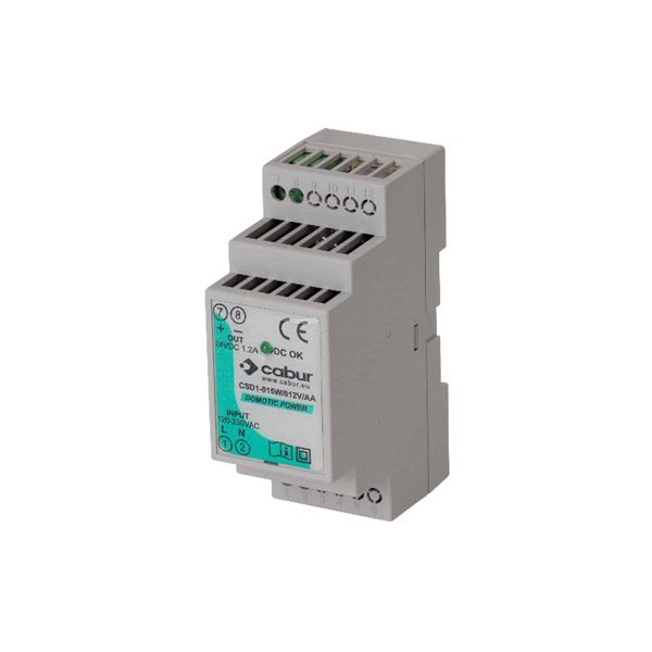 Single phase power supply input 120-230Vac / output 24Vdc 0.6A image 1