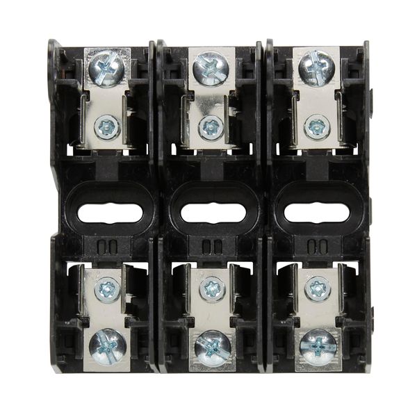 Eaton Bussmann series JM modular fuse block, 600V, 0-30A, Philslot Screws/Pressure Plate, Three-pole image 2