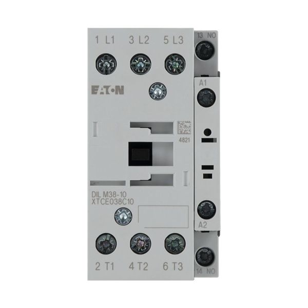 Contactor, 3 pole, 380 V 400 V 18.5 kW, 1 N/O, 230 V 50 Hz, 240 V 60 Hz, AC operation, Screw terminals image 13