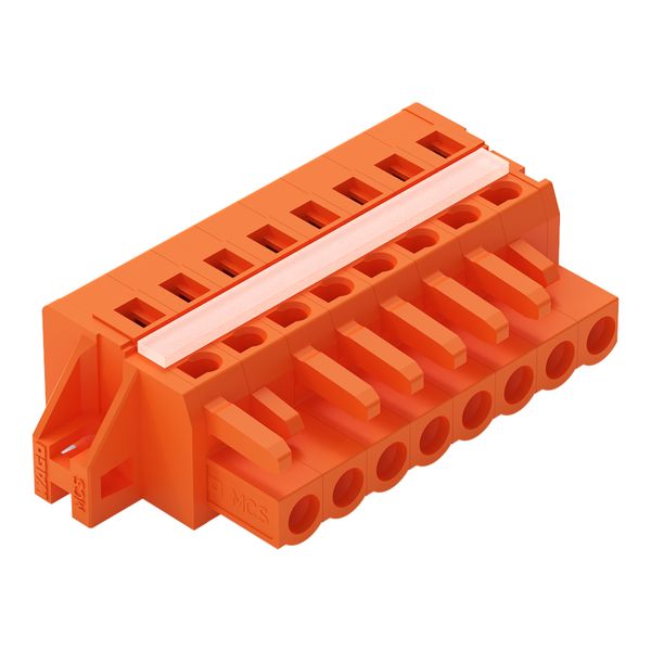 1-conductor female connector CAGE CLAMP® 2.5 mm² orange image 1