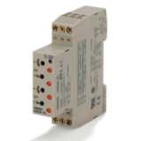 Timer, DIN rail mounting, 17.5 mm, 24-230 VAC/24-48 VDC, twin on & off image 2