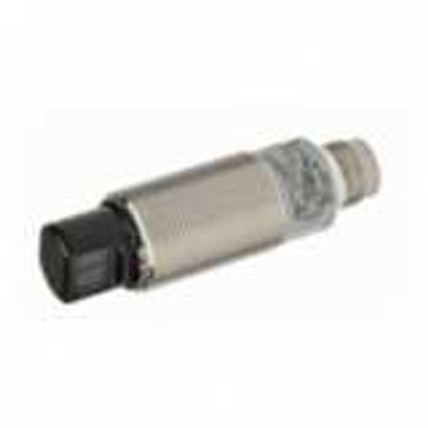 Photoelectric sensor, M18 threaded barrel, radial type, metal, red LED E3RB0022D image 1