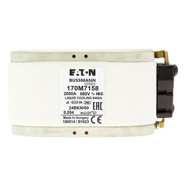 Fuse-link, high speed, 2000 A, AC 660 V, size 4, 120 x 230 x 58 mm, aR, IEC, single indicator image 16