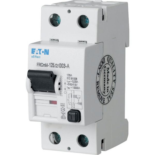 Residual current circuit breaker (RCCB), 125A, 2p, 30mA, type G/A image 5
