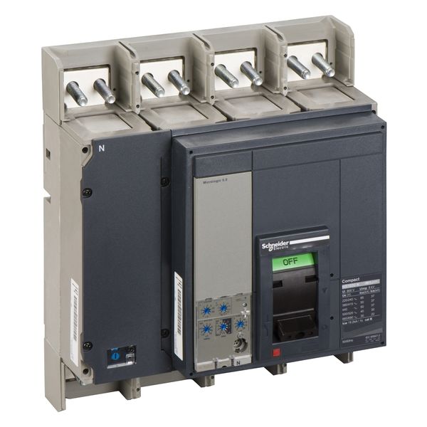 circuit breaker ComPact NS1600N, 50 kA at 415 VAC, Micrologic 5.0 trip unit, 1600 A, fixed,4 poles 4d image 3