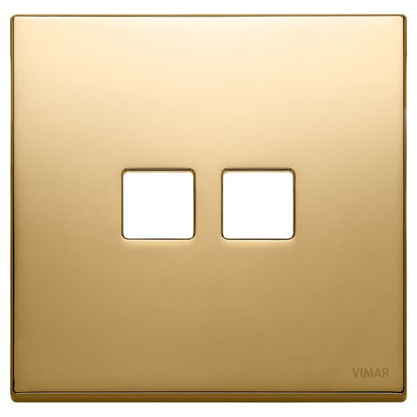 Plate 2Mx2 Flat gold image 1