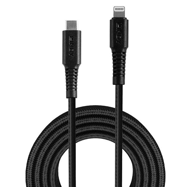 3m Reinforced USB Type C to Lightning Cable USB Typ C Male to Lightning Male image 2