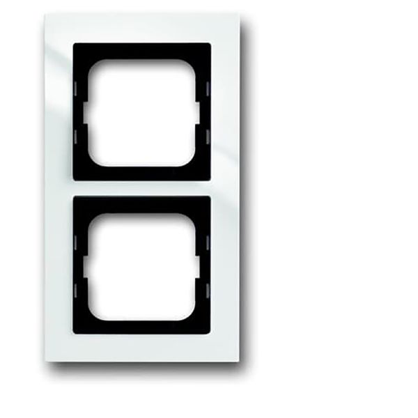 1722-284 Cover Frame Busch-axcent® Studio white image 1
