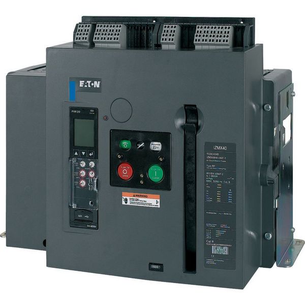 Circuit-breaker, 4 pole, 2500A, 66 kA, P measurement, IEC, Fixed image 3