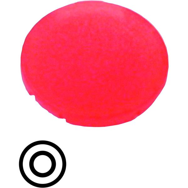 Button lens, flat red image 4