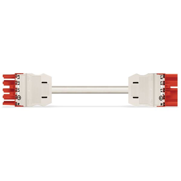 pre-assembled connecting cable Eca Plug/open-ended red image 1