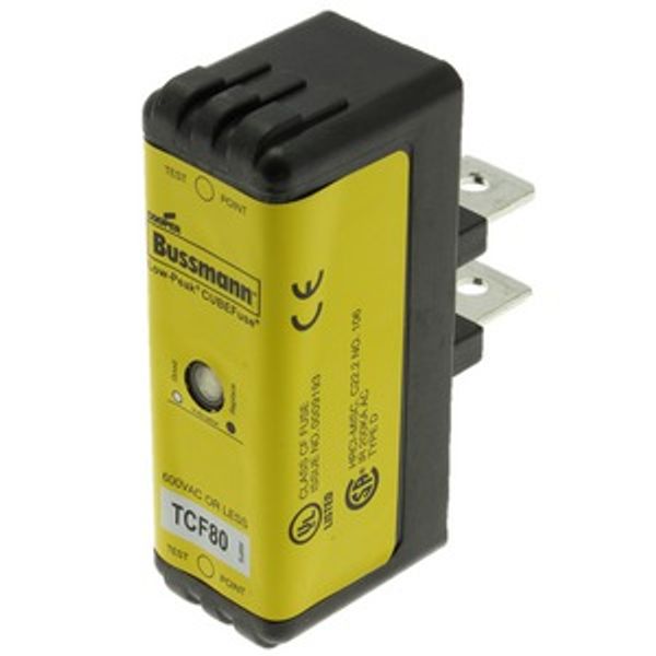 Fuse-link, low voltage, 70 A, AC 600 V, DC 300 V, 26 x 32 x 77 mm, CF, J, 1P, UL, CSA, time-delay image 25