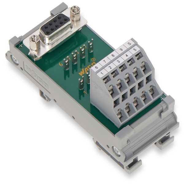 Interface module with solder pin Female connector image 3