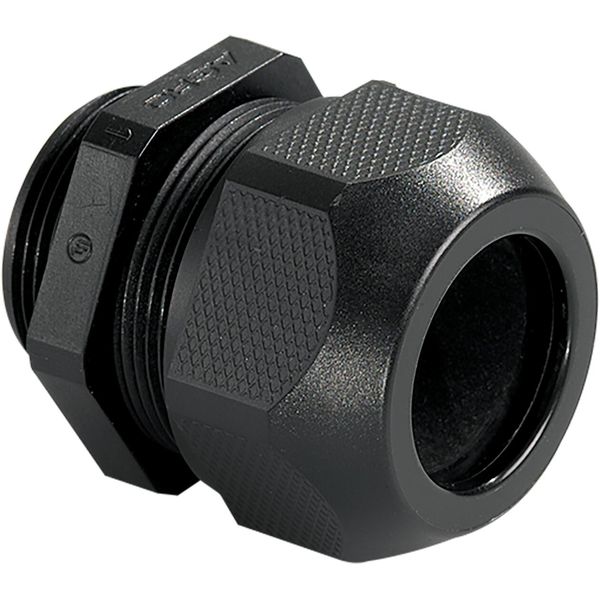 Cable gland Syntec synthetic M16x1.5 black cable Ø 2.0-6.0 mm (UL 3.9-6.0 mm) image 1