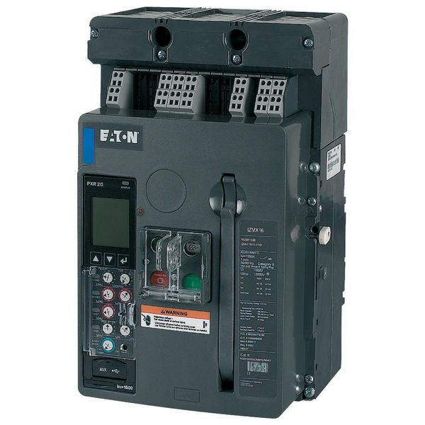 Circuit-breaker, 3 pole, 1600A, 42 kA, P measurement, IEC, Fixed image 3