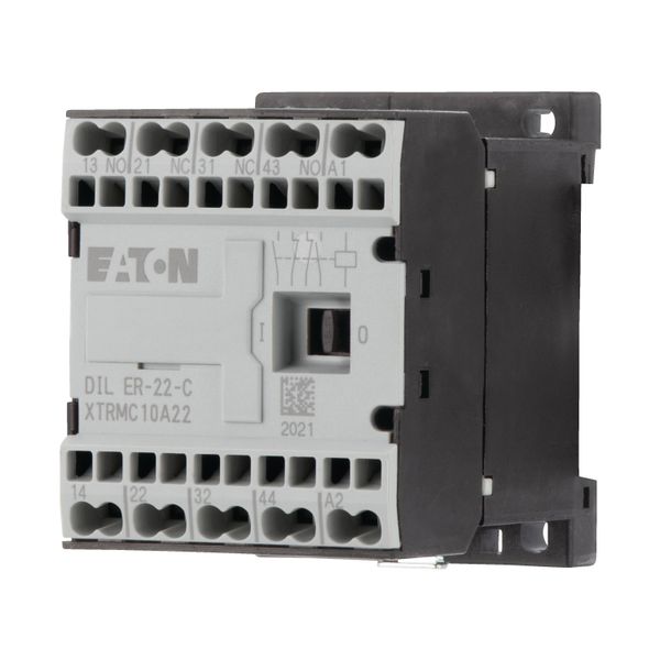 Contactor relay, 24 V 50/60 Hz, N/O = Normally open: 2 N/O, N/C = Normally closed: 2 NC, Spring-loaded terminals, AC operation image 16