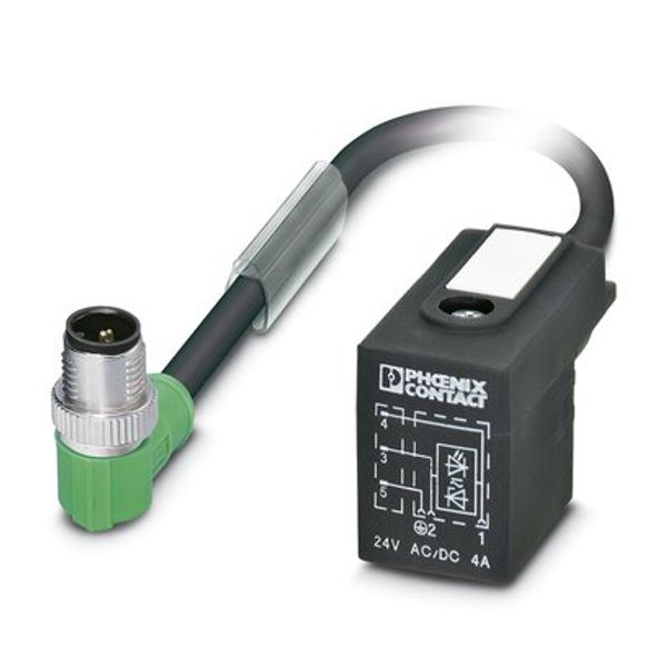 SAC-3P-MR/ 0,3-PUR/BI-1L-Z SCO - Sensor/actuator cable image 1