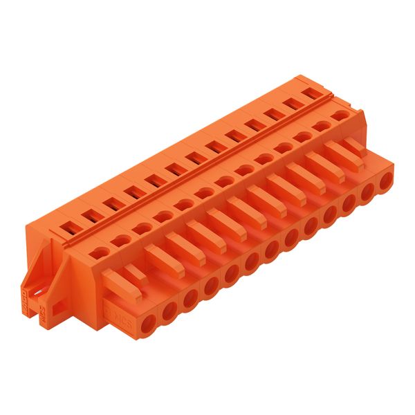 1-conductor female connector CAGE CLAMP® 2.5 mm² orange image 1