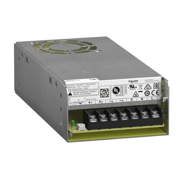 Regulated Power Supply, 100...240V AC, 24V 10A, single phase, Panel Mount image 4