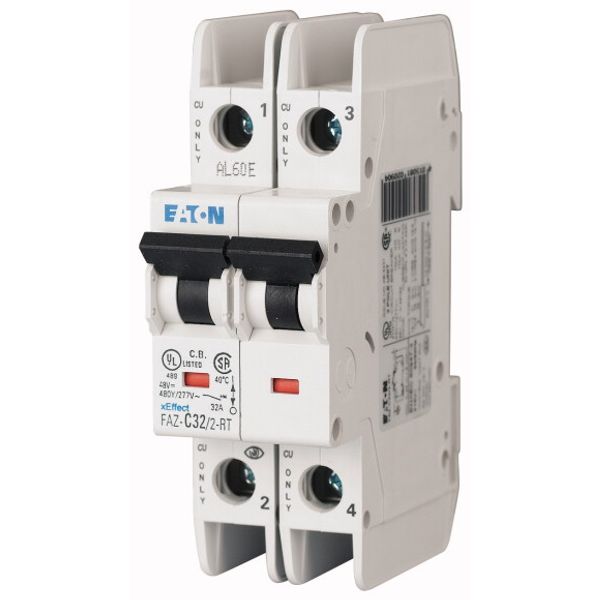 Miniature circuit breaker (MCB), 30 A, 2p, characteristic: B image 1