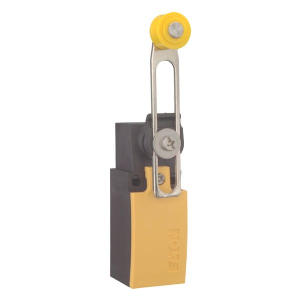 Position switch, Adjustable roller lever, Complete unit, 1 N/O, 1 NC, Cage Clamp, Yellow, Insulated material, -25 - +70 °C image 10