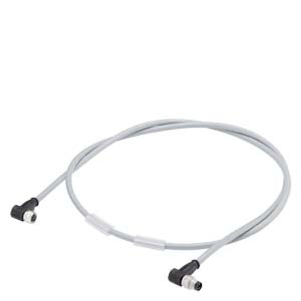 Power cable M8, PUR cable both ends... image 1