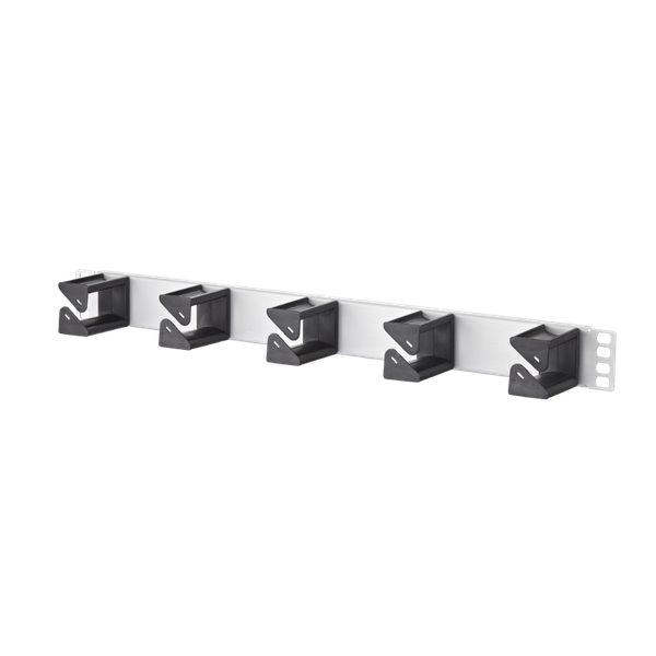 Cable manager 19 inches/1RU 56 mm brushed aluminium image 3