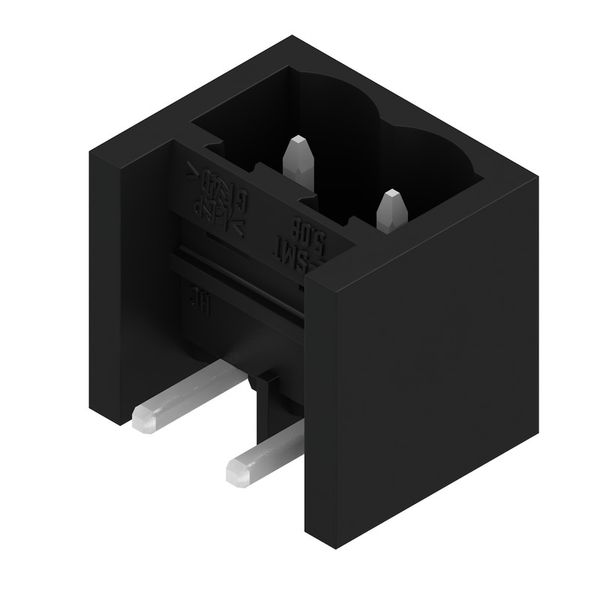 PCB plug-in connector (board connection), 5.08 mm, Number of poles: 2, image 3