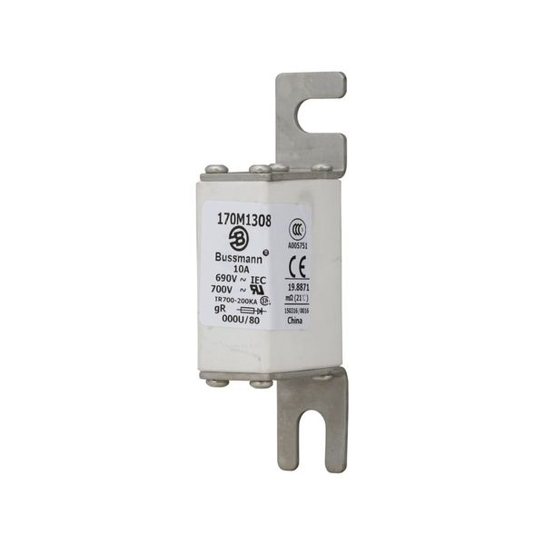 10A 690V IEC gR 000U/80 SQUARE BODY FUSE image 11