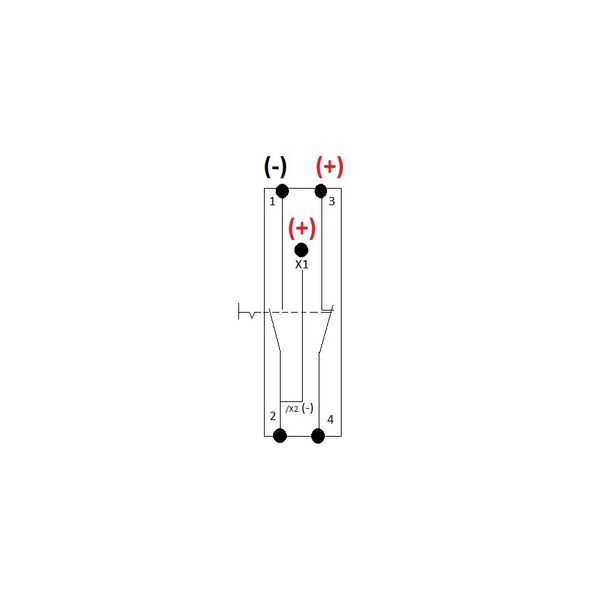 Modular Switch, 1 NO + 1 NC, 24VAC/DC with LED image 3