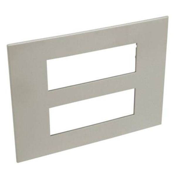 French and German standard plate square version 2x6 modules - champagne image 1