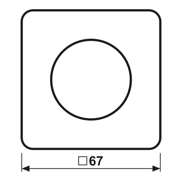 Centre plate with knob CD1740GR image 10