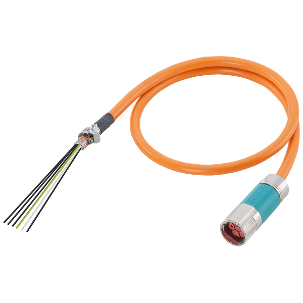 Power cable pre-assembled type: 6FX5002-5DS64 (1FT/1FK/1PH for SINAMICS) 4x 10+2x1.5...6FX5002-5DS64-1AG0 image 1