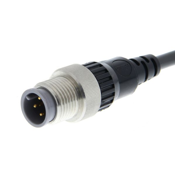 Sensor cable, M12 straight plug (male), 4-poles, A coded, PVC fire-ret XS2H0069R image 1