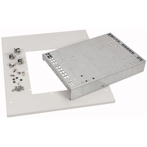 Mounting kit, IZMX16, 3p, fixed mounted design, WxD=425x600mm, grey image 1