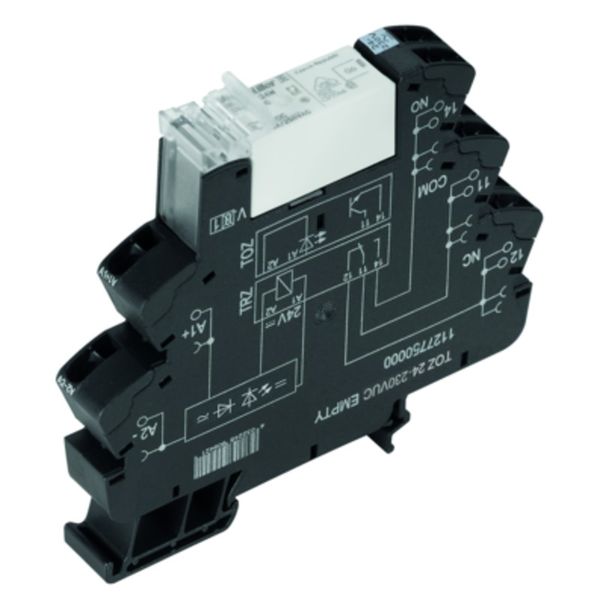 Relay module, 60 V UC ±10 %, Green LED, Rectifier, 1 CO contact (AgNi) image 2