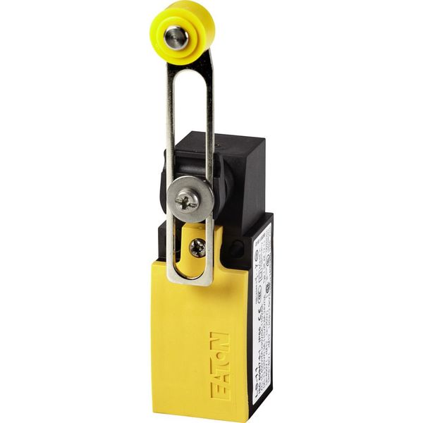 Safety position switch, LS(M)-…, Adjustable roller lever, Complete unit, 1 N/O, 1 NC, Snap-action contact - Yes, Yellow, Metal, Cage Clamp, -25 - +70 image 10
