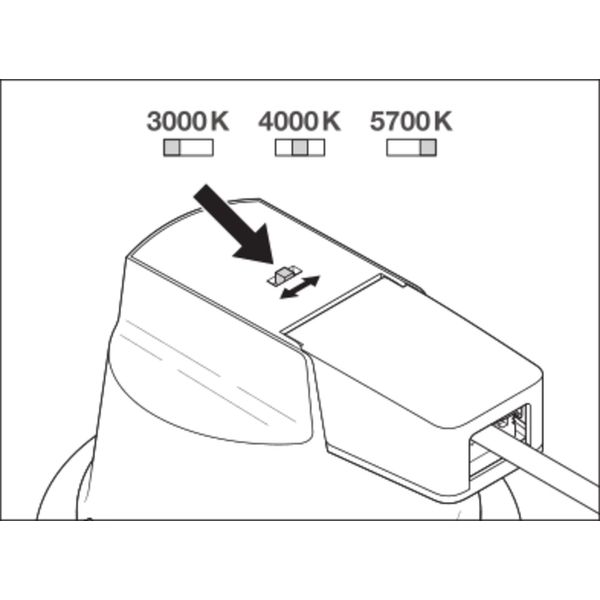 DOWNLIGHT COMFORT 155 18 W 3CCT IP54 WT image 5